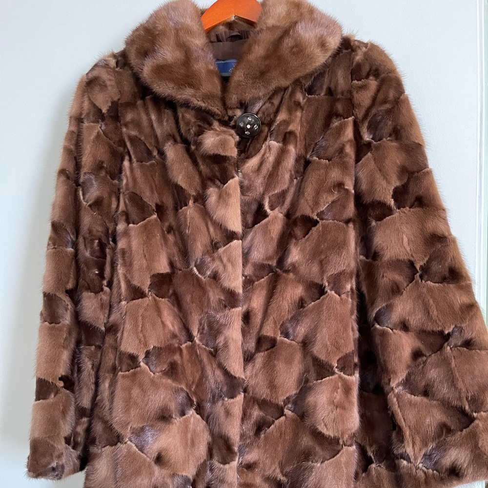Women Half Length Mink Fur Coat